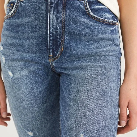 NWT Anthropologie Pilcro Vintage Straight Blue Jeans size 31 - Picture 2 of 9